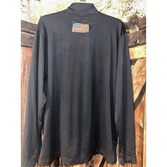 Short Par 4 Pullover women XL Performance Golf 1/4 Zip Stretch XL Navy Blue - Picture 5 of 6